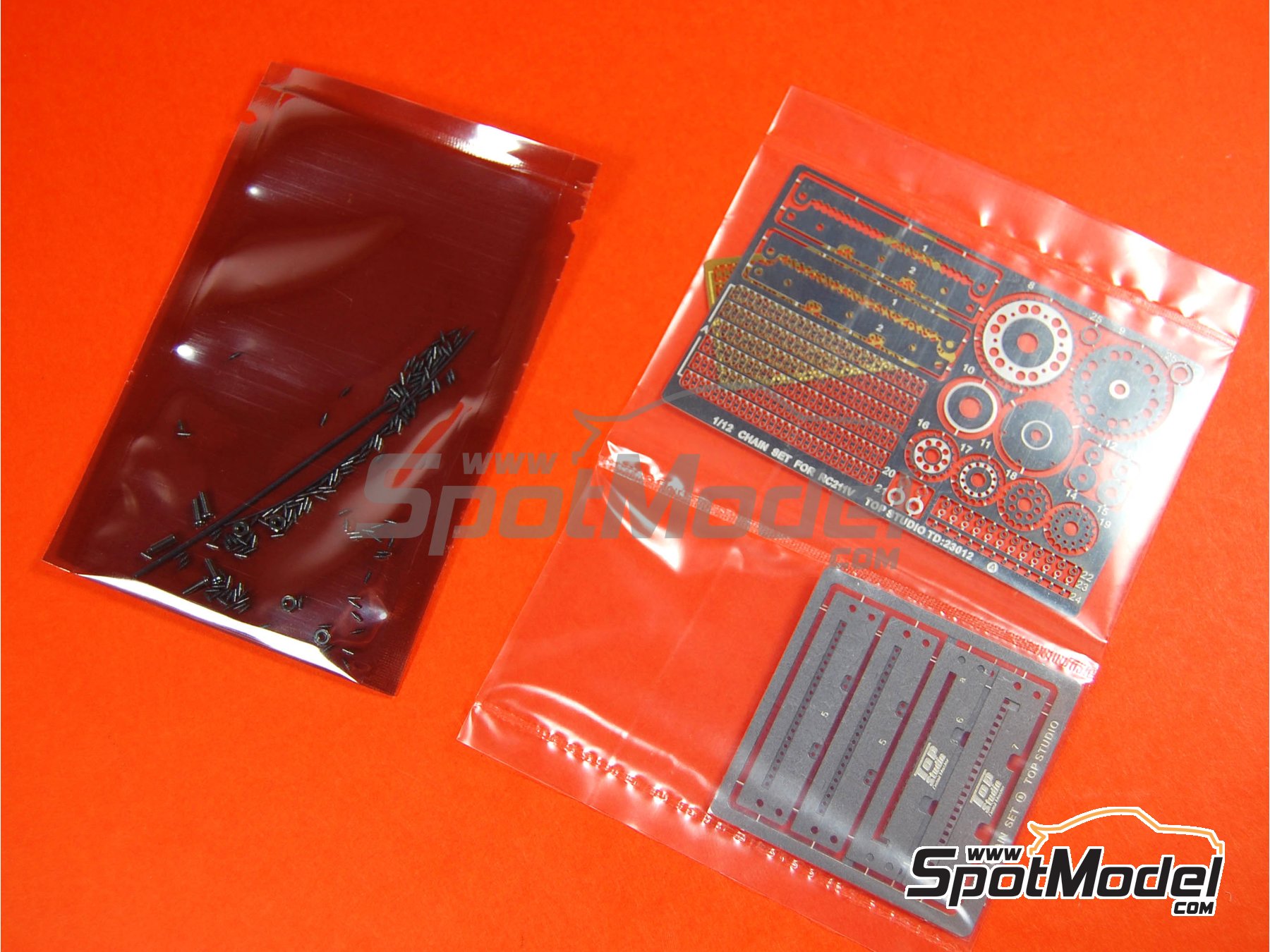 タミタ Top Studio TD23012: Chain set 1/12 scale Honda RC211V for Tamiya
